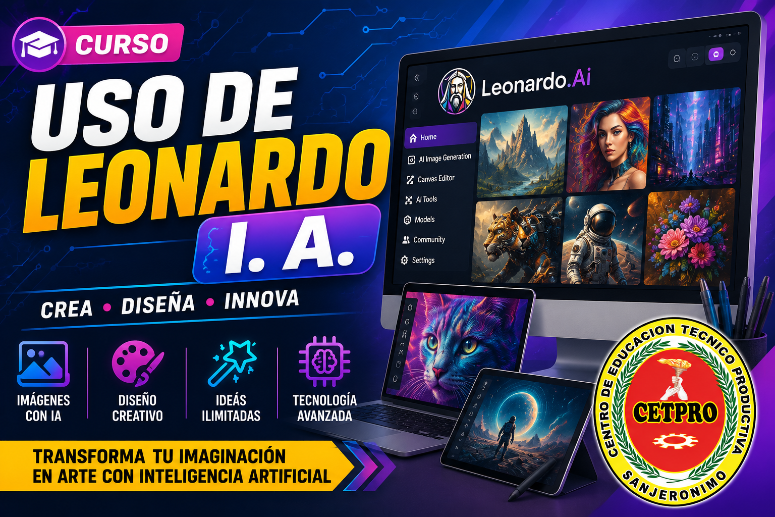 USO DE LEONARDO I.A.