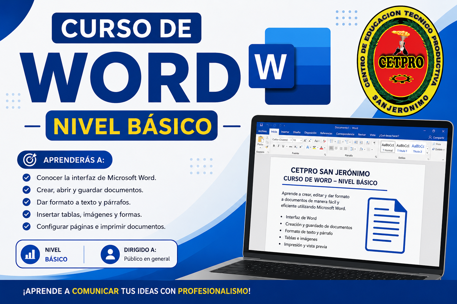 CURSO DE WORD NIVEL BÁSICO