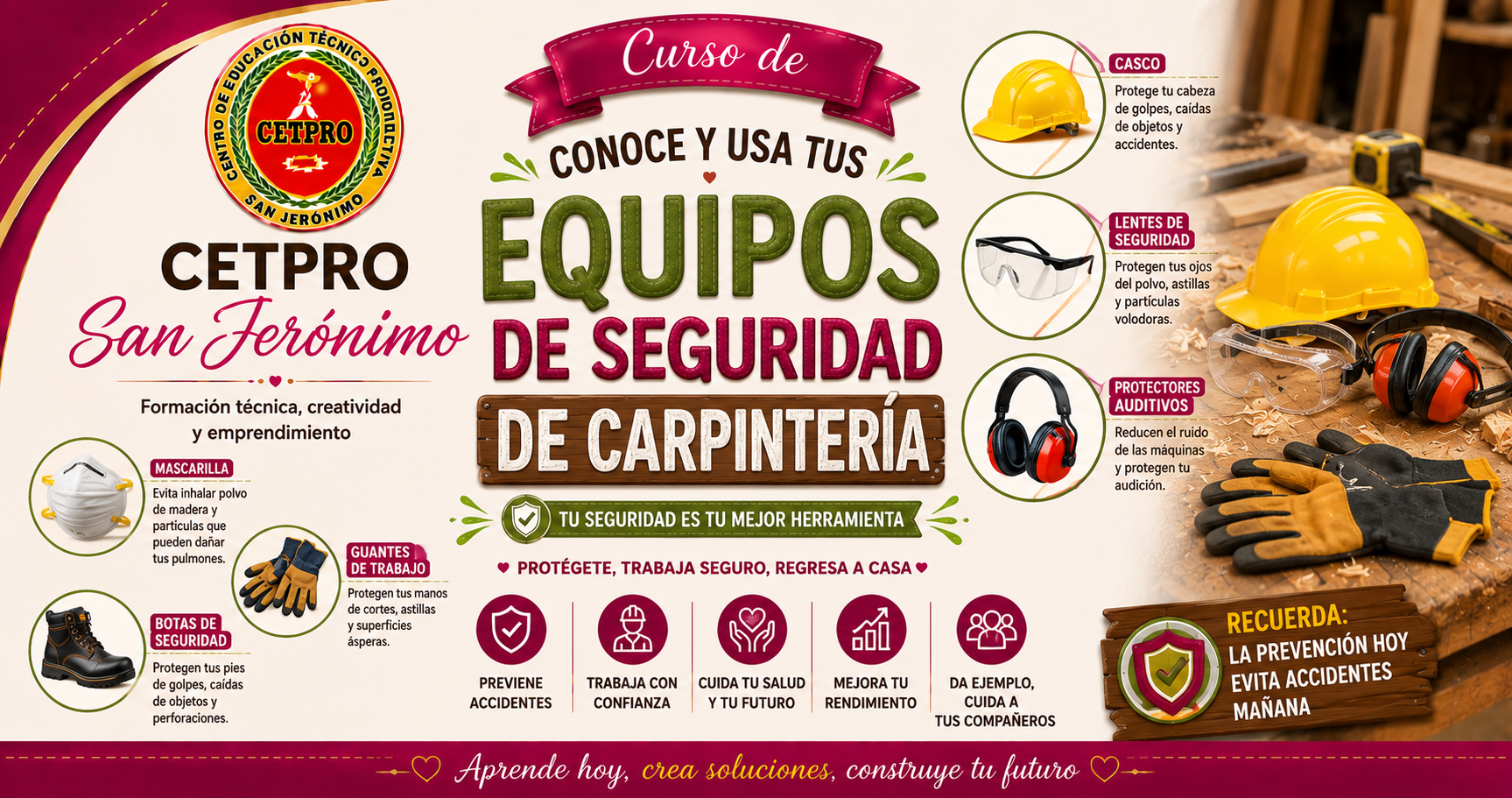 Equipos de Seguridad de Carpintería